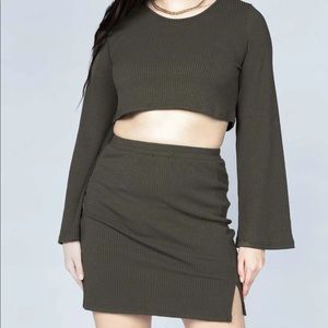 Princess Polly | Sierra Set Khaki | Size 8